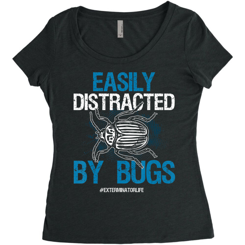 Exterminator Bugs Exterminator Life Women's Triblend Scoop T-shirt | Artistshot