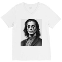 Maneskin Damiano Måneskin V-neck Tee | Artistshot