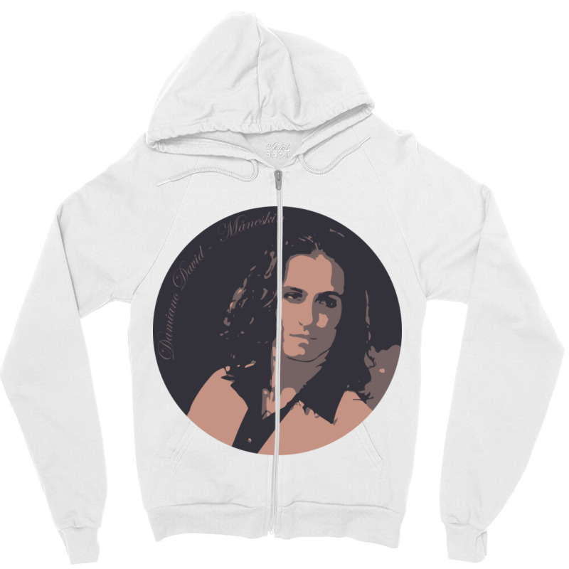 Damiano David Damiano David Art And Illustration  Colourus Zipper Hoodie | Artistshot