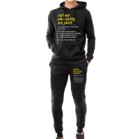 Cyber Security Expert Definition Distressed Computer Geek Hoodie & Jogger Set | Artistshot