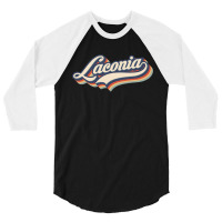 I Love Laconia City Usa Retro Vintage 3/4 Sleeve Shirt | Artistshot