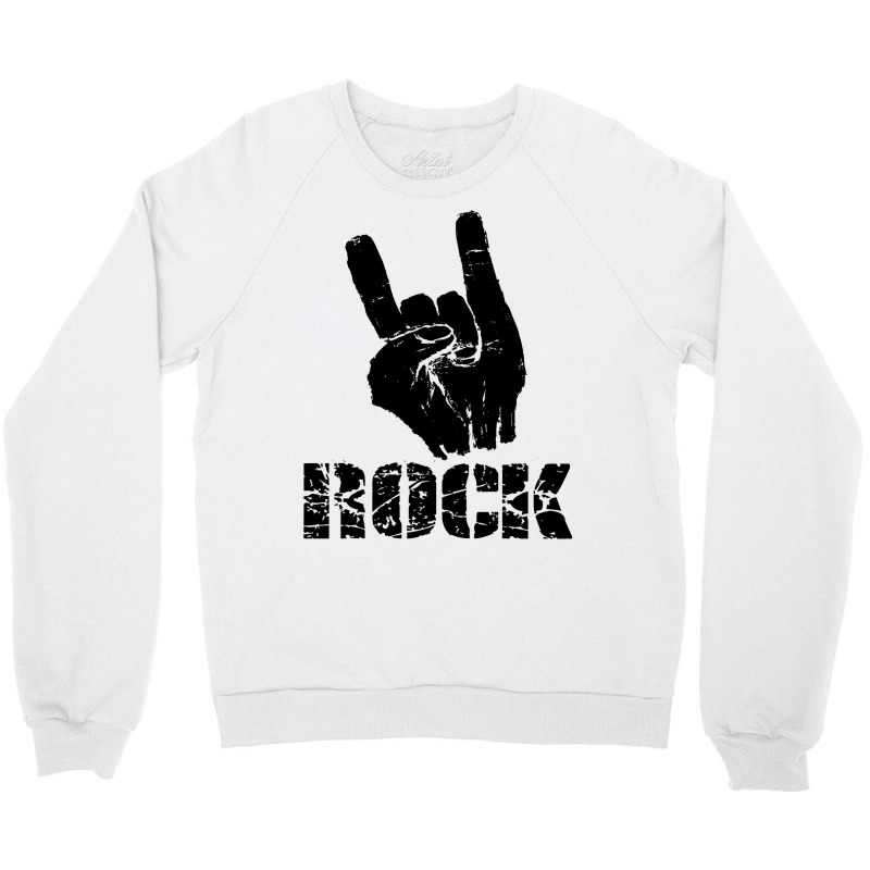 Born To Be Rock Star   Hand Horns  Tee Crewneck Sweatshirt | Artistshot