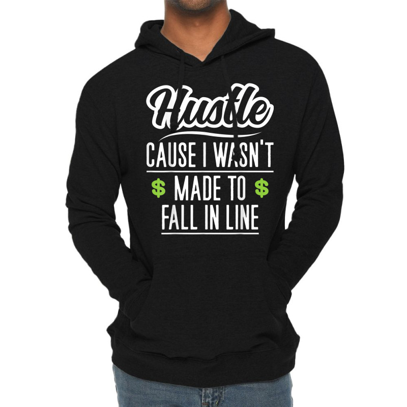 Motivational Hustle Founder Entrepreneur Self Employed Lightweight Hoodie | Artistshot