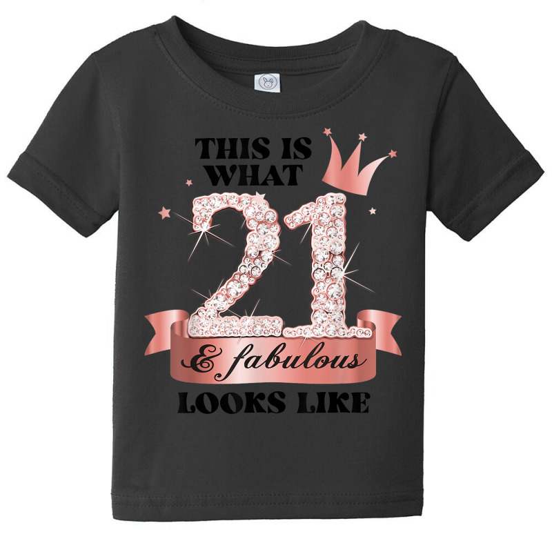 21 & Fabulous I Rose And White Party Group Candid Photo Item Baby Tee | Artistshot