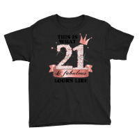 21 & Fabulous I Rose And White Party Group Candid Photo Item Youth Tee | Artistshot