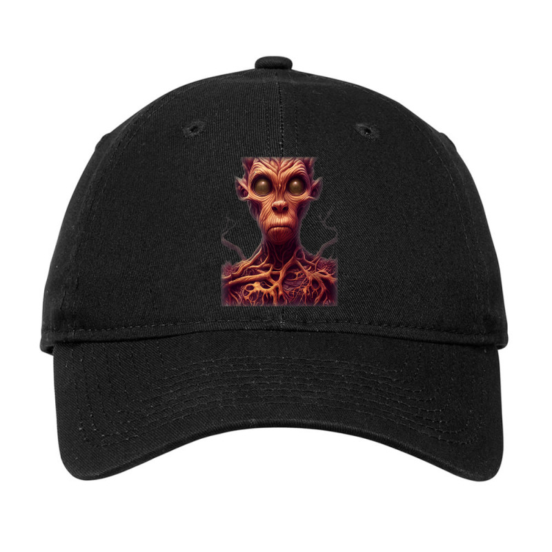 Sci Fi Xenobiology Synthetic Horror Halloween Demon Adjustable Cap | Artistshot