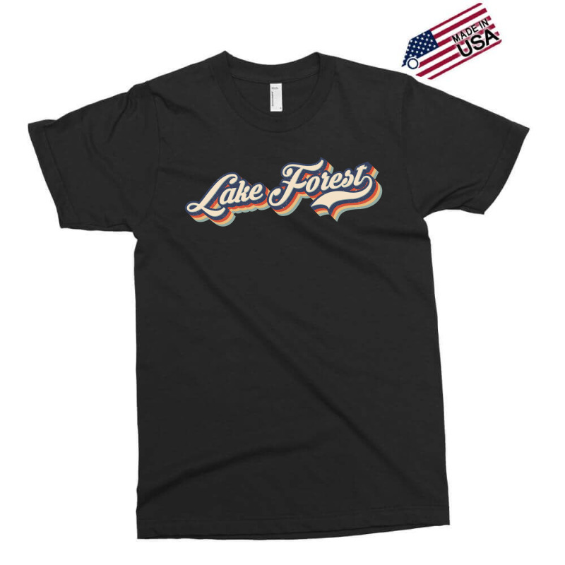 I Love Lake Forest City Usa Retro Vintage Exclusive T-shirt | Artistshot