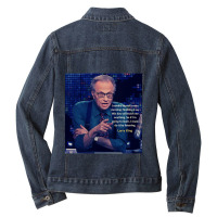 Mommy Of The Great Quote On Listening Larry King Costume The Best Men Ladies Denim Jacket | Artistshot