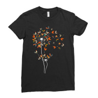 Dandelion Chicken Flower Floral Chickens Tree Lover Ladies Fitted T-shirt | Artistshot