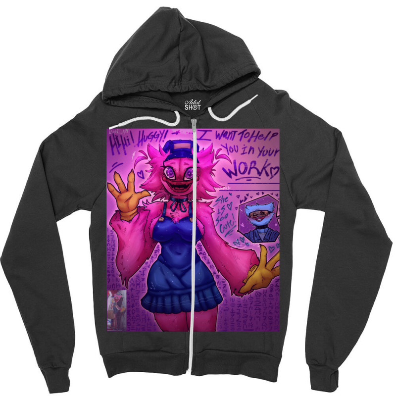 Poppy Playtime Zipper Hoodie by JOEGARZA | Artistshot