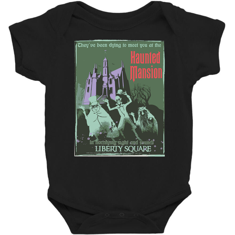 Haunted Mansion Poster Art Baby Bodysuit by Kosdapen517 | Artistshot