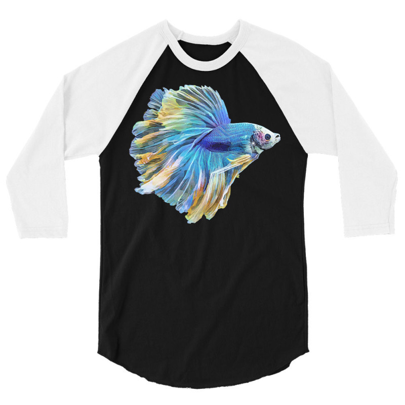 Paradise Betta T  Shirt Paradise Betta Fish T  Shirt 3/4 Sleeve Shirt by pfahey | Artistshot