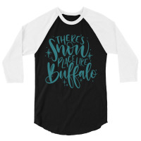 Snow Place Like Buffalo 3/4 Sleeve Shirt | Artistshot