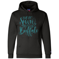 Snow Place Like Buffalo Champion Hoodie | Artistshot