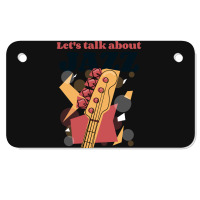 Let's Talk About Jazz-pzeuu Motorcycle License Plate | Artistshot