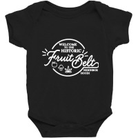 Buffalo Ny Fruit Belt Neighborhood Baby Bodysuit | Artistshot