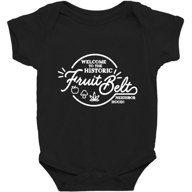 Buffalo Ny Fruit Belt Neighborhood Baby Bodysuit by Konlasa6638 | Artistshot