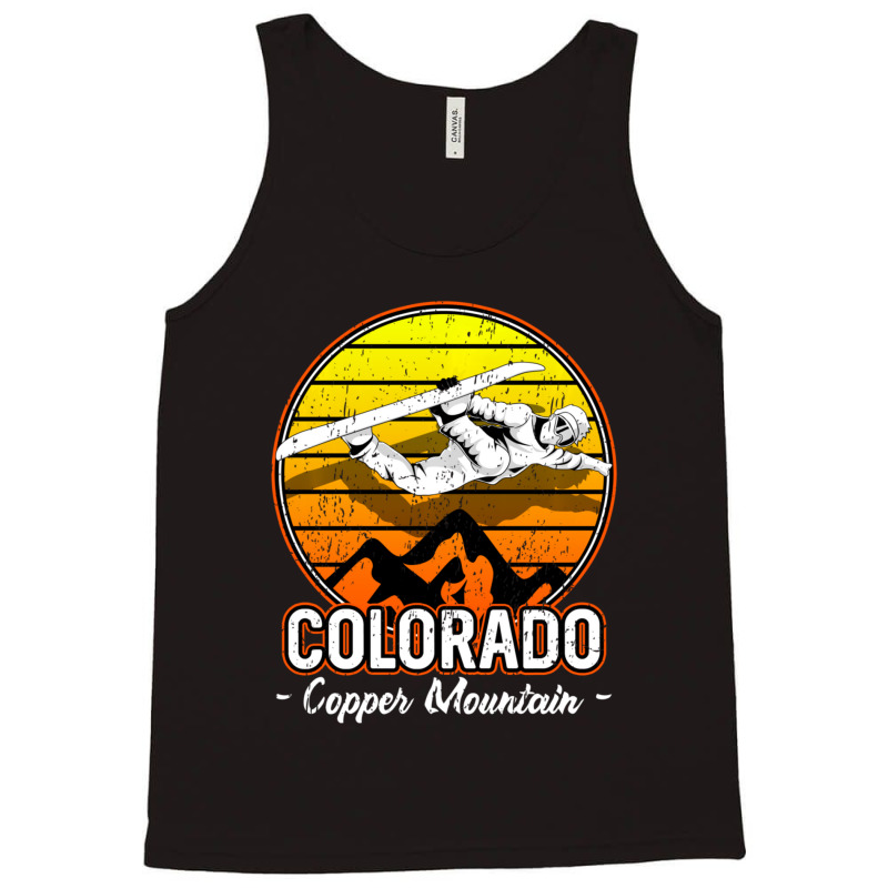 Copper Mountain Colorado Snowboarding Tank Top | Artistshot