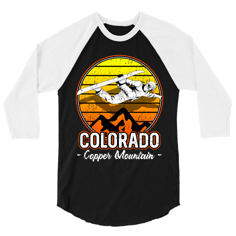 Copper Mountain Colorado Snowboarding 3/4 Sleeve Shirt | Artistshot