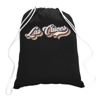 I Love Las Cruces City Usa Retro Vintage Drawstring Bags | Artistshot