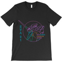 Eva 01 Neon Angel T-shirt | Artistshot