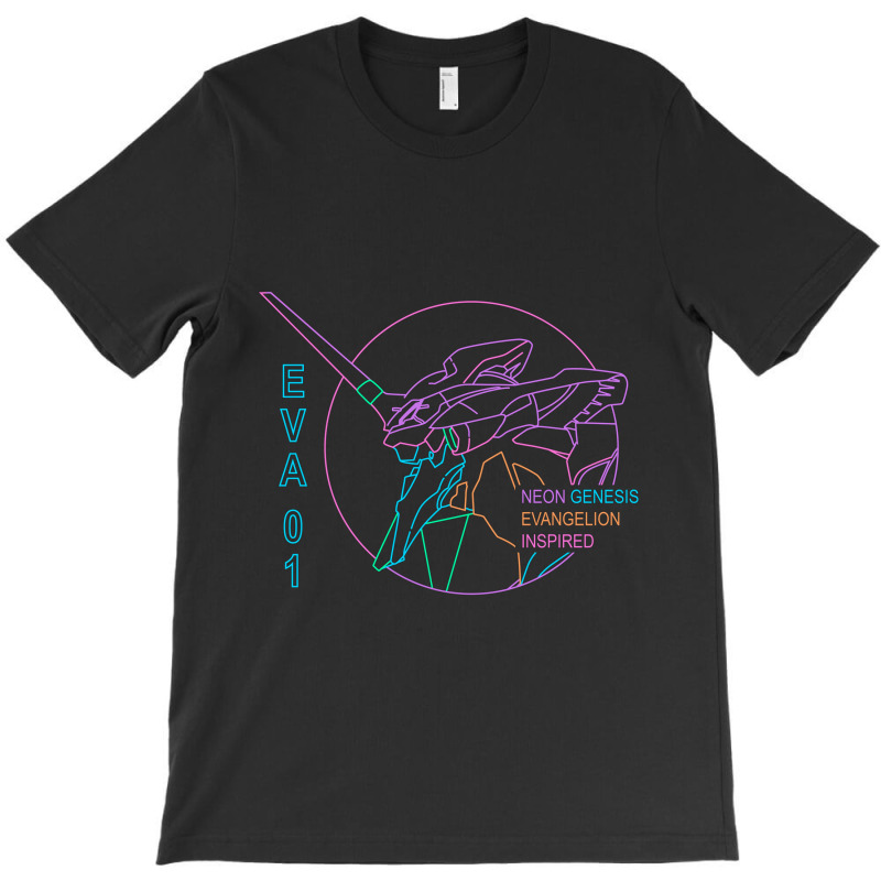 Eva 01 Neon Angel T-Shirt by JesseBWiles | Artistshot