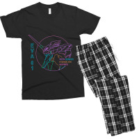 Eva 01 Neon Angel Men's T-shirt Pajama Set | Artistshot