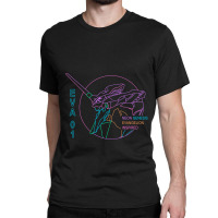 Eva 01 Neon Angel Classic T-shirt | Artistshot