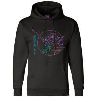 Eva 01 Neon Angel Champion Hoodie | Artistshot