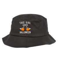 This Girl Loves Happy Halloween Costume Funny For Women Bucket Hat | Artistshot