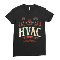 The Man The Myth Hvac Technician Ac Tech Repairman Ladies Fitted T-shirt | Artistshot