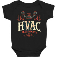 The Man The Myth Hvac Technician Ac Tech Repairman Baby Bodysuit | Artistshot