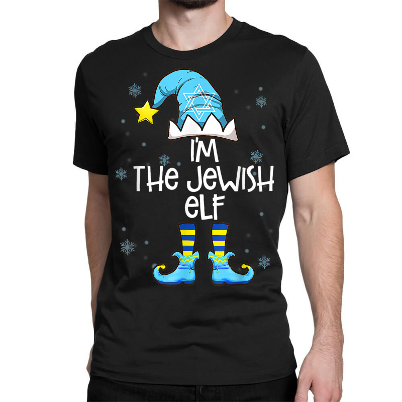 Happy Christmukkah Jewish I'm The Jewish Elf Christmas Xmas Classic T-shirt | Artistshot