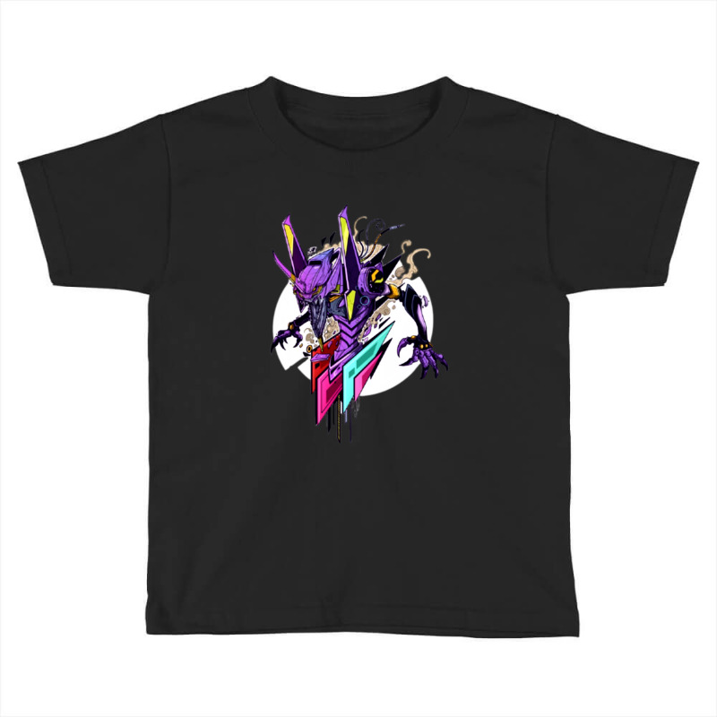 Evaangel Genesis Robot Unit 01 Toddler T-shirt by JesseBWiles | Artistshot