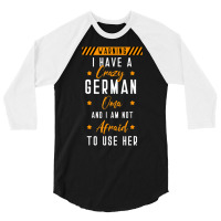 German Oma Deutschland Grandmother Germany Grandchildren 3/4 Sleeve Shirt | Artistshot