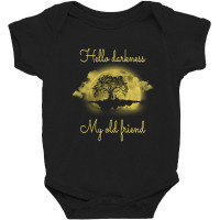 Hello Darkness My Old Friend Hippie Baby Bodysuit | Artistshot