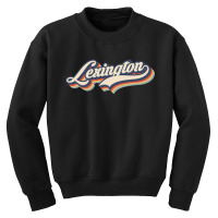 I Love Lexington City Usa Retro Vintage Youth Sweatshirt | Artistshot