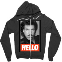 Hello Zipper Hoodie | Artistshot