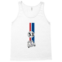 Herbie Vintage Look 53 Car Race Number Graphic Tank Top | Artistshot