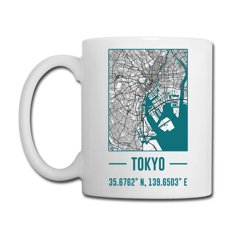 Tokyo Minimalist City Map, Tokyo Diy City Map Coffee Mug | Artistshot