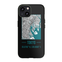 Tokyo Minimalist City Map, Tokyo Diy City Map Iphone 13 Case | Artistshot