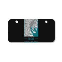 Tokyo Minimalist City Map, Tokyo Diy City Map Bicycle License Plate | Artistshot