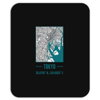 Tokyo Minimalist City Map, Tokyo Diy City Map Mousepad | Artistshot