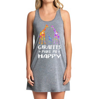 Cute Giraffe Animal Lover Gifts Fun Meme Saying Giraffe Tank Dress | Artistshot