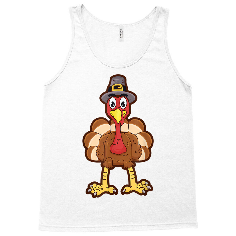 Funny Thanksgiving Turkey 2020 Cute Pilgrim Turkey Day Gift Tank Top | Artistshot