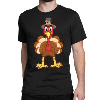 Funny Thanksgiving Turkey 2020 Cute Pilgrim Turkey Day Gift Classic T-shirt | Artistshot