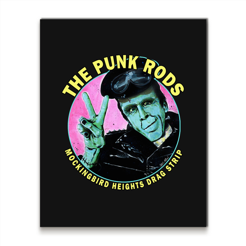 Herman Munster The Punk Rods Metal Print Vertical | Artistshot