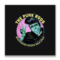 Herman Munster The Punk Rods Metal Print Square | Artistshot