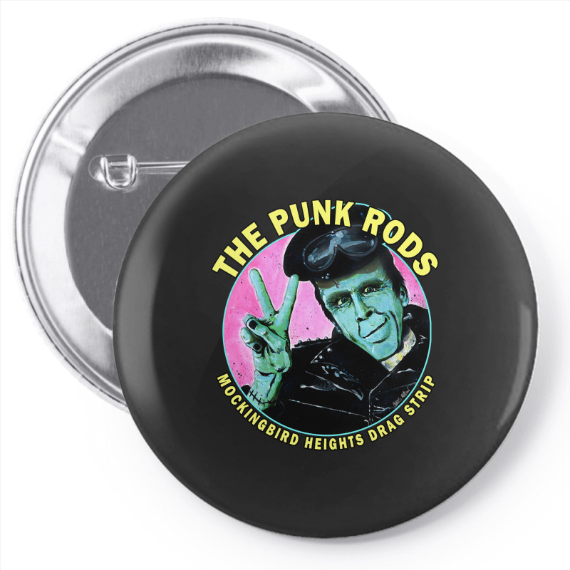 Herman Munster The Punk Rods Pin-back Button | Artistshot