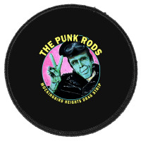 Herman Munster The Punk Rods Round Patch | Artistshot